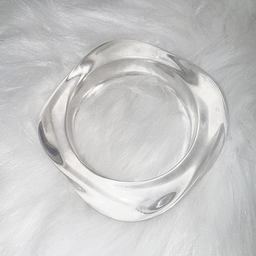 Wholesale Vintage Acrylic Geometric Irregular Ring Resin Bracelet